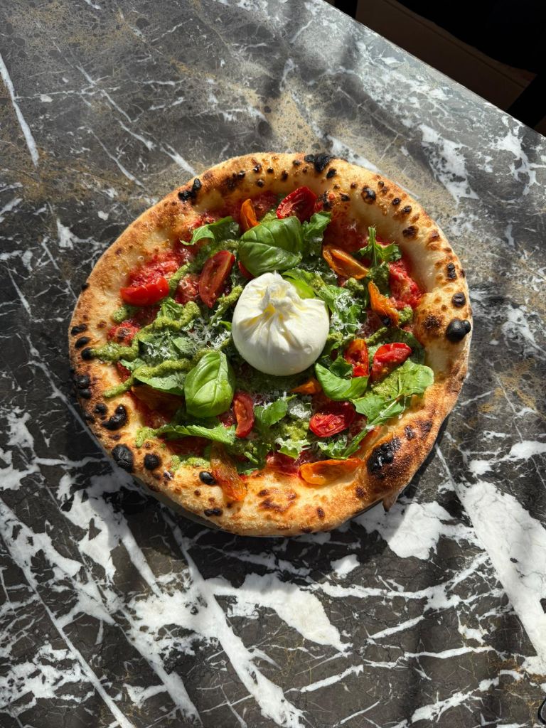 Burrata Pesto Pizza
